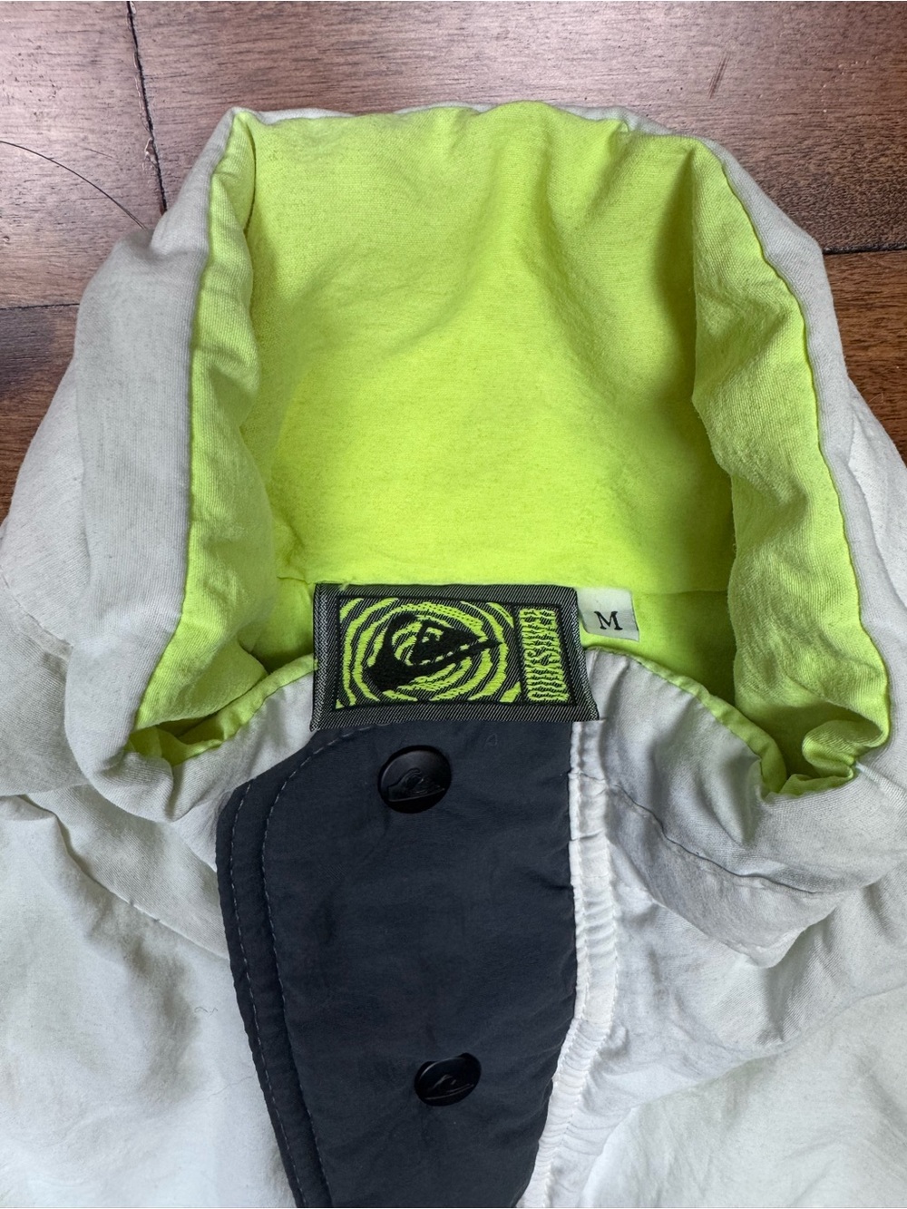 Vintage 1980s Quiksilver Echo Beach Bomber Jacket Made In USA Rare
